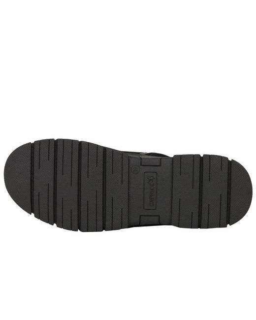 Caprice Black Sara Ankle Boots