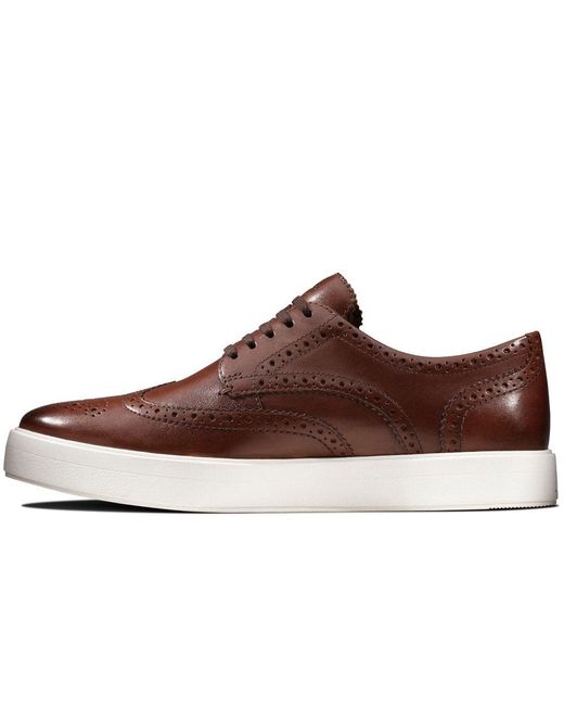clarks mens brown casual shoes