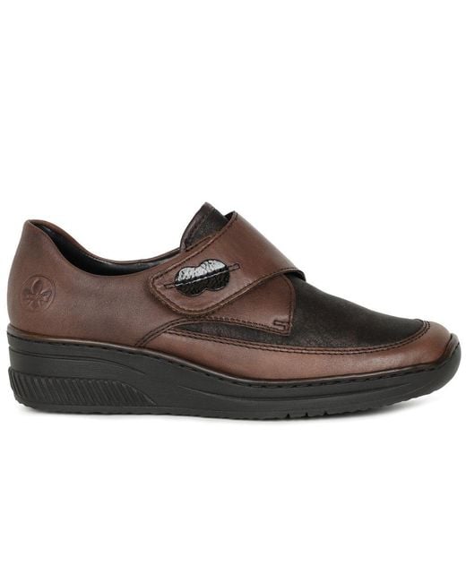 Rieker Brown Leaves Shoes
