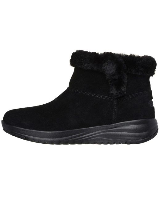 Skechers Blue On-The-Go Stellar Cozy Step Ankle Boots
