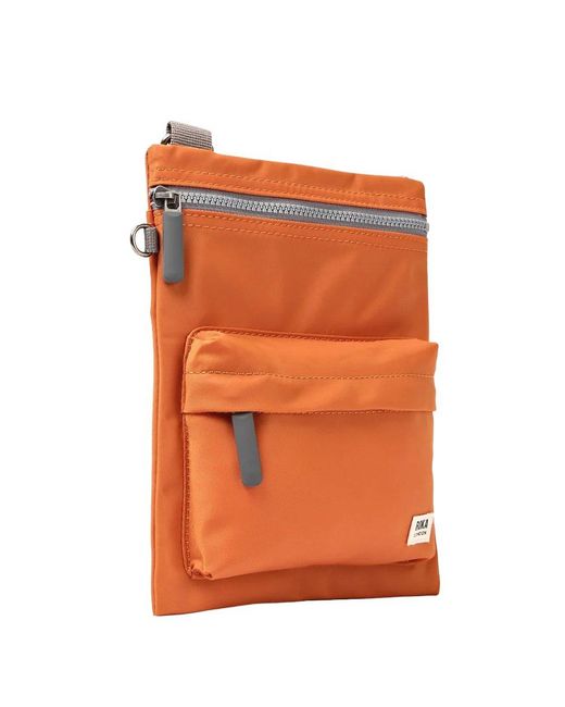 Roka Orange Chelsea B Medium Crossbody Bag
