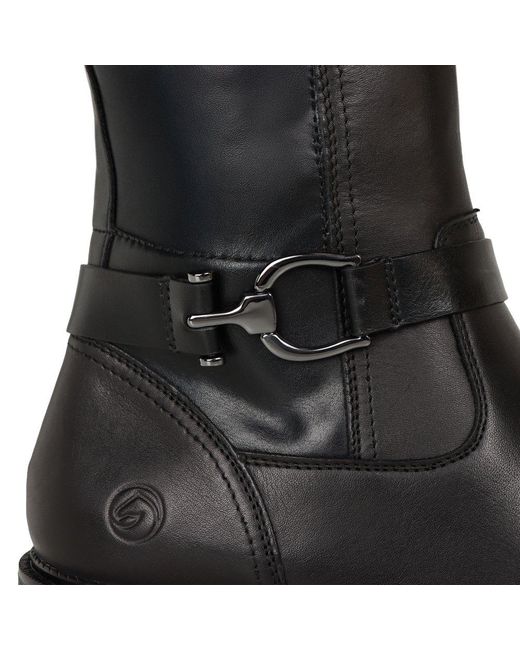 Remonte Black Barby Knee High Boots