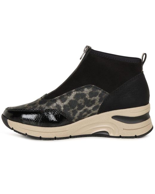 Rieker Black Athens Ankle Boots