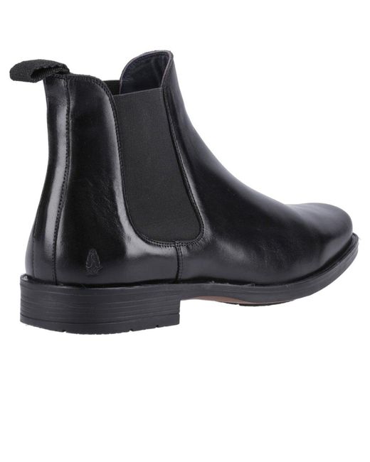 Hush Puppies Black Brennan Chelsea Boots for men