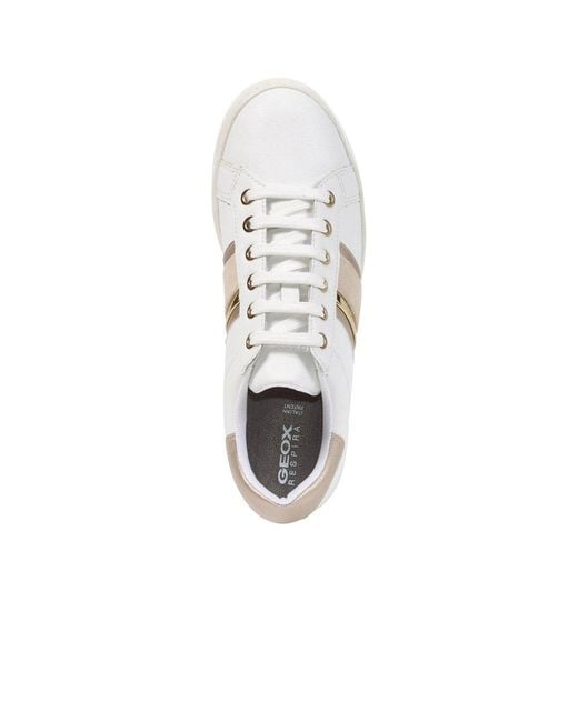 Geox White D Jaysen E Trainers