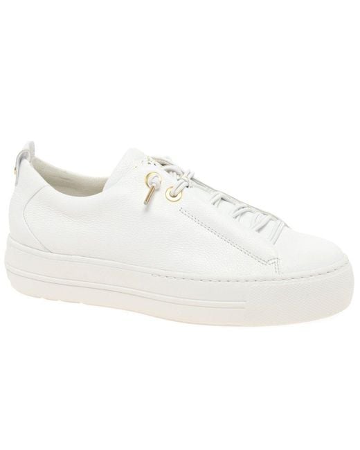 Paul Green White Emely Trainers