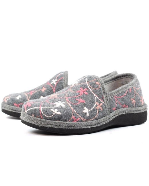 Lunar Gray Gibson Slippers