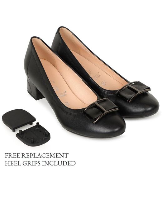 Bioeco Black Eloise Court Shoes
