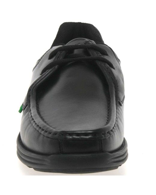 Kickers Black Reason Lace Casual Lace Up Shoes for men