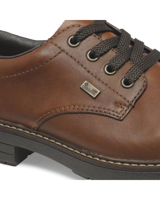 Rieker Brown Appleby Shoes for men