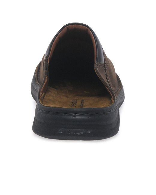 josef seibel mens leather mules