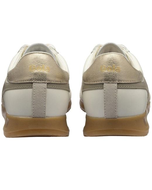 Gola White Torpedo Leather Trainers