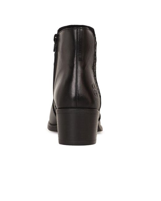 Rieker Black Hovingham Ankle Boots