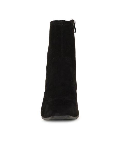 Caprice Black Carly Ankle Boots