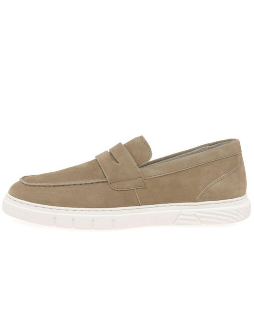 Gabor Gray Moritz Penny Style Loafers for men