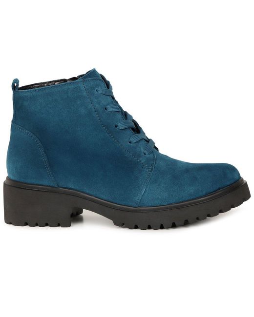 Waldläufer Blue Lucille Ankle Boots Colour: Petrol (Largo)