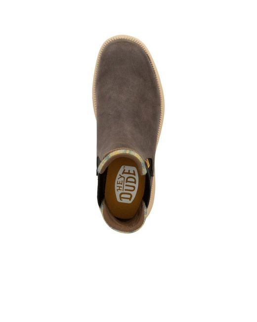 HeyDude Brown Branson Classic Boots for men