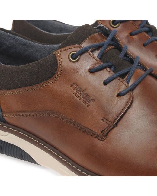Rieker Brown Brack Casual Shoes for men