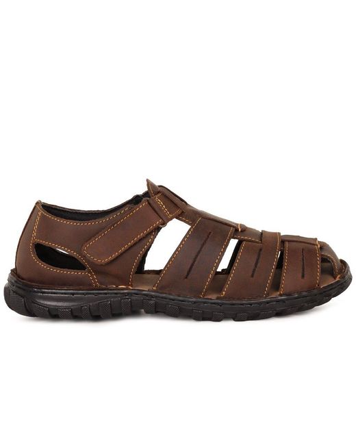 Lotus Brown Bruno Sandals for men