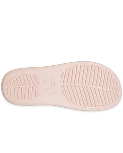 CROCSTM Pink Getaway Platform H-Strap Mules