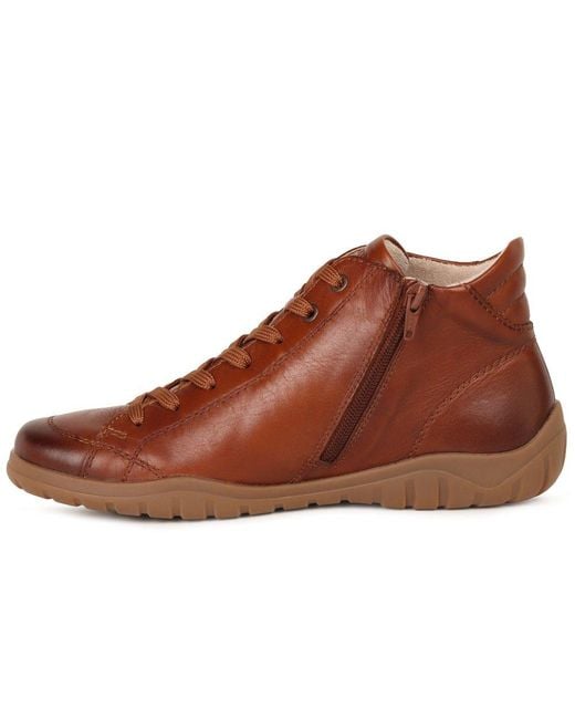 Remonte Brown Troop Ankle Boots