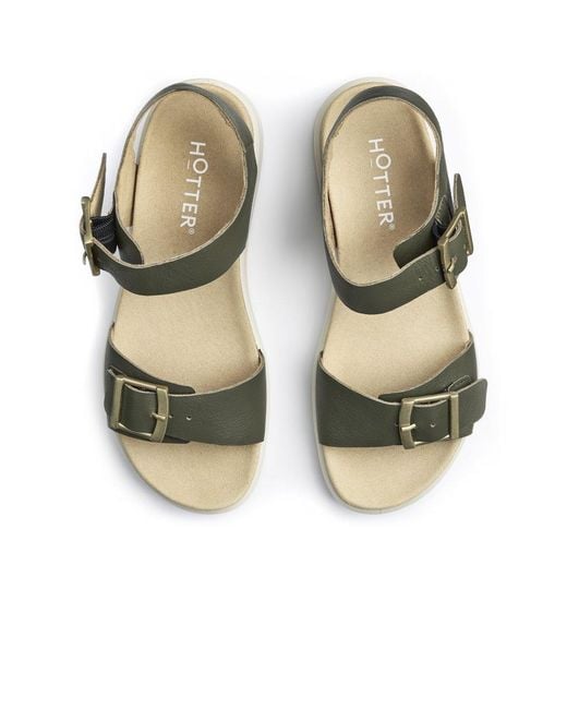 Hotter Metallic Corfu Sandals