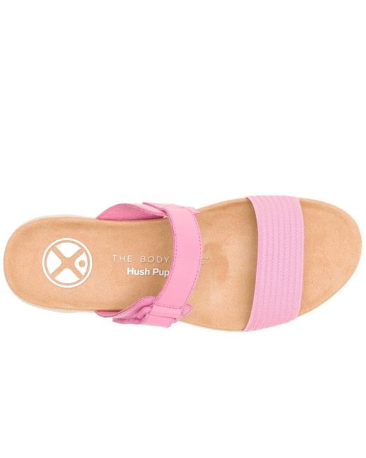 Hush Puppies Pink Breathe Slide Sandals