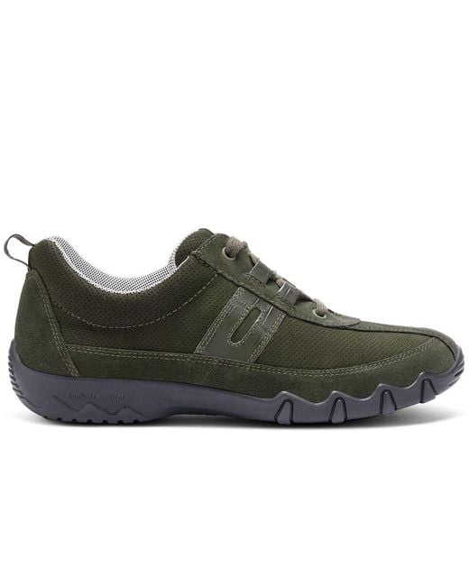 Hotter Green Leanne Ii Trainers Colour: Forest Nubuck