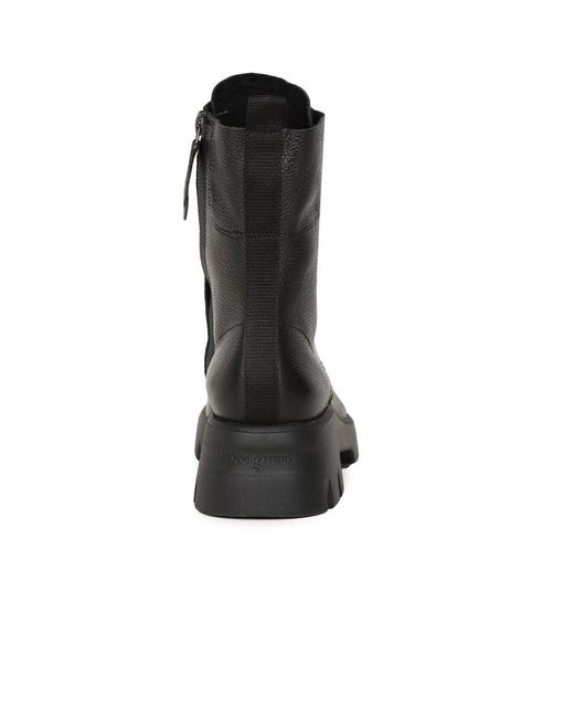 Paul Green Black Paul Cara Biker Boots Leather