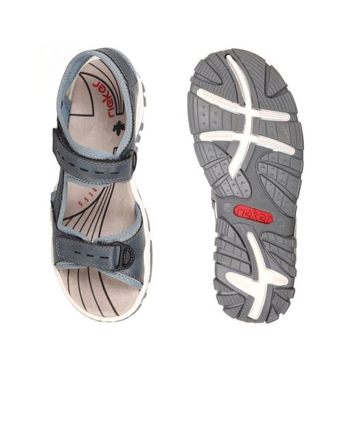 Rieker Blue Lyric Sandals