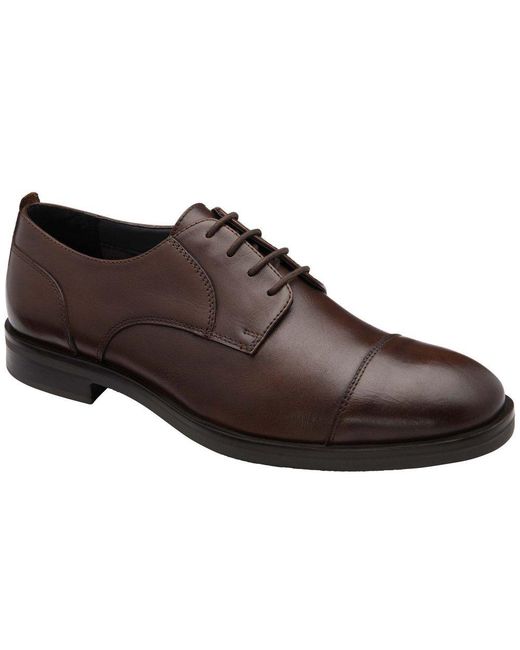 Frank Wright Brown Keetley Derby Shoes for men