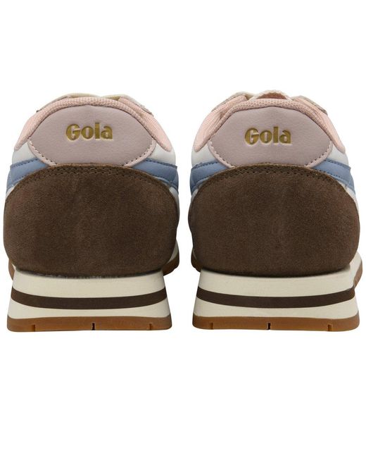 Gola White Daytona Chute Trainers