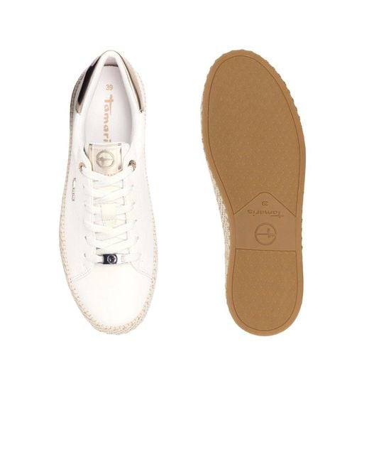 Tamaris White Cinda Trainers