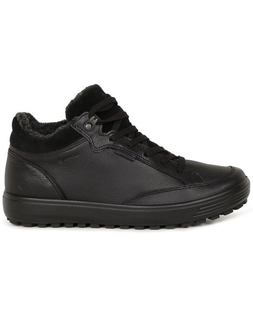 Ecco Black Soft 7 Tred Waterproof Boots
