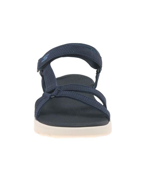 Skechers Blue Go Walk Flex Sublime Sandals