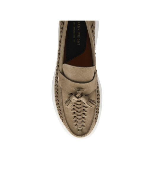 Frank Wright Brown Robson Penny Loafers for men