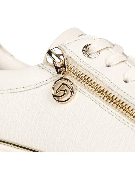 Remonte White Patter Trainers