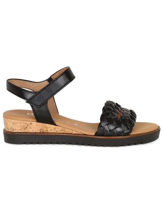 Gabor Black Rose Sandals