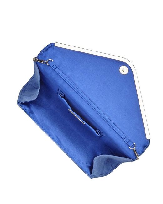 cornflower blue clutch bag