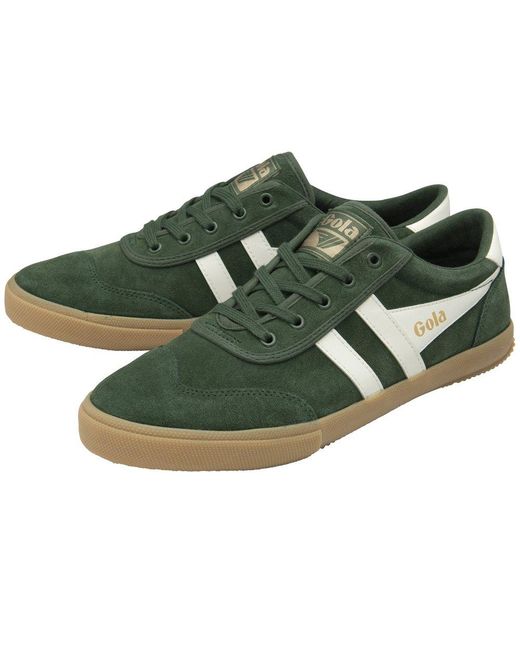 Gola Green Badminton Suede Trainers for men