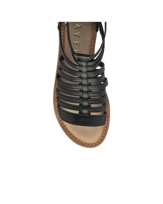 Ravel Black Etton Gladiator Sandals
