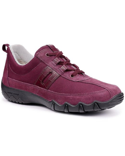 Hotter Purple Leanne Ii Extra Wide Trainers