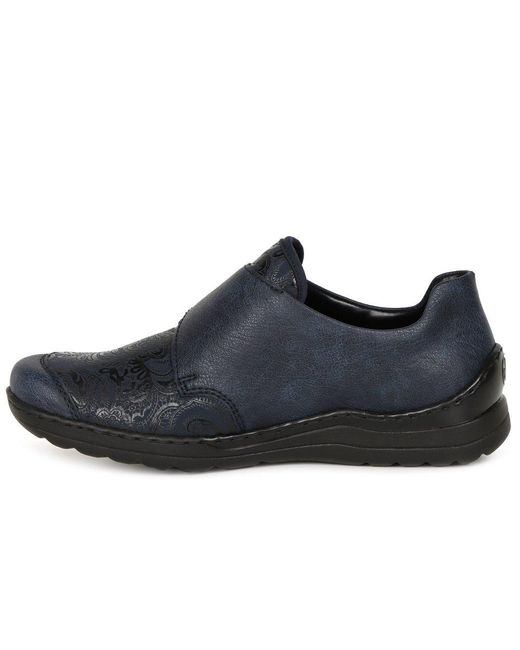 Rieker Blue Click Shoes