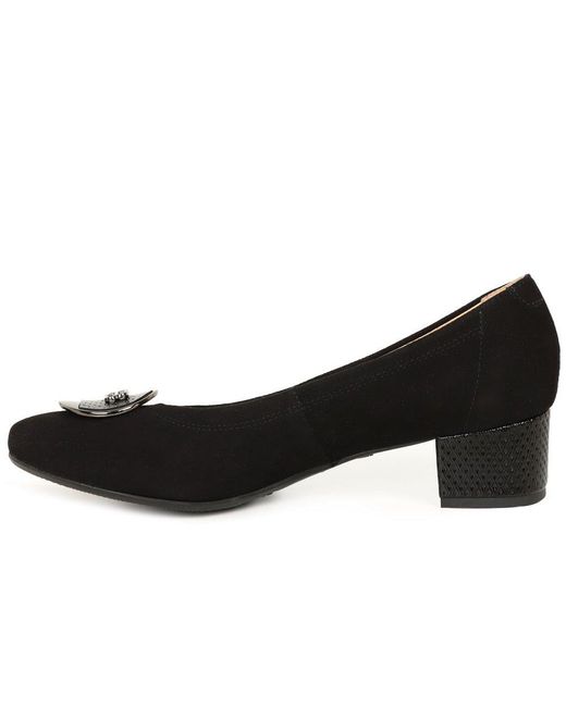 Bioeco Black Evelyn Court Shoes