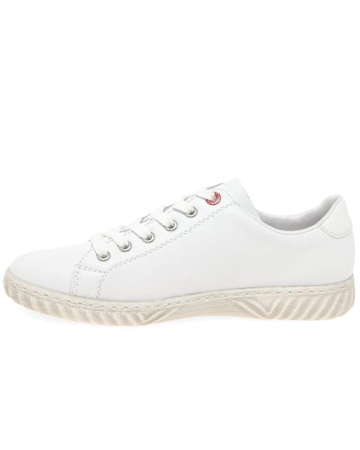 Rieker White Norma Trainers