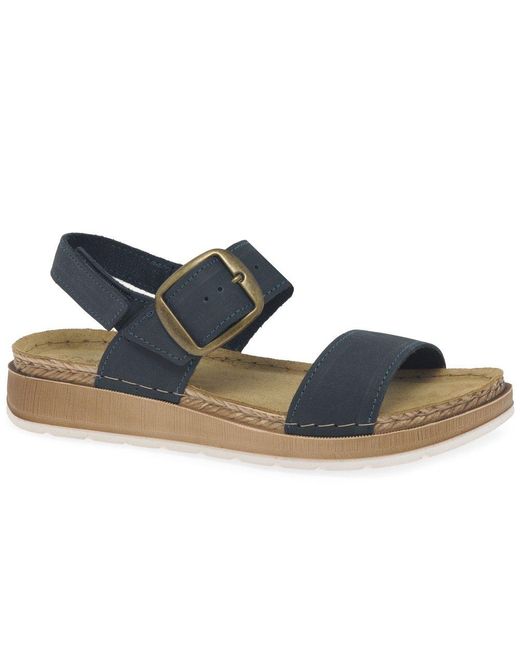 Marco Tozzi Blue Seek Sandals Nubuck