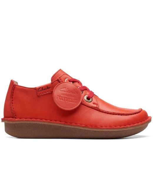 Clarks Funny Dream Shoes in Red | Lyst Australia