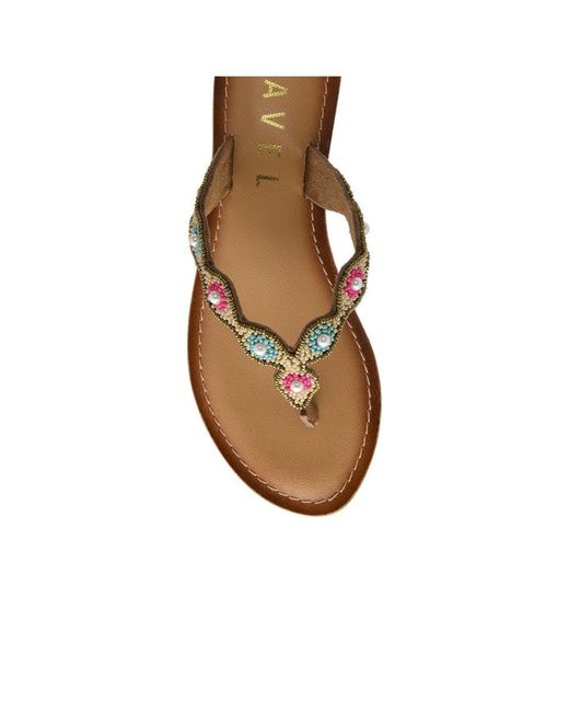 Ravel Brown Rumi Toe Post Sandals