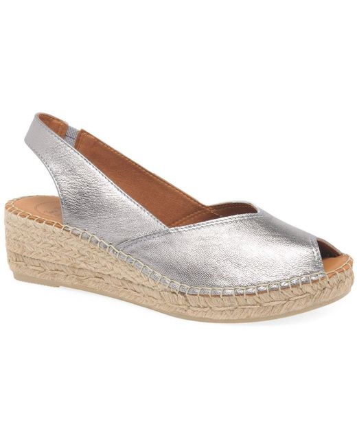 Toni Pons Brown Bernia Wedge Heel Espadrilles Sandals