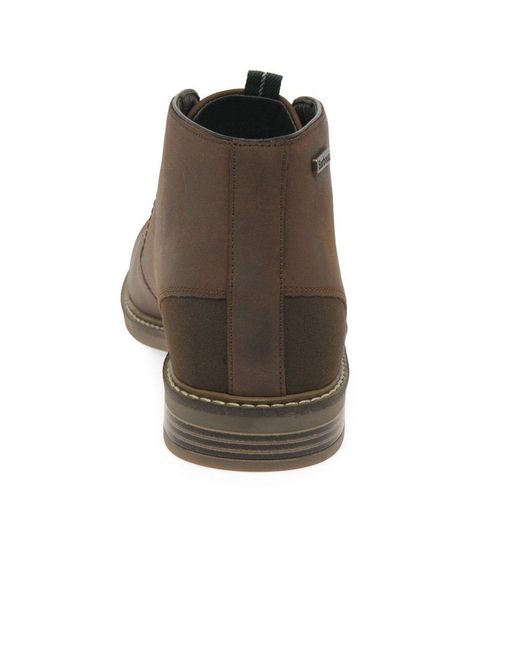 Barbour Brown Readhead Leather Chukka Boots for men